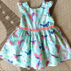 Cherokee Girls Bird Dress Size 2T